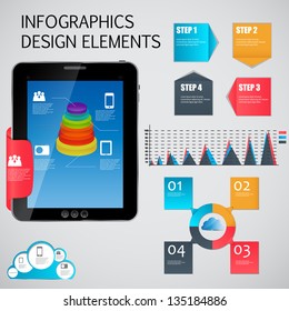 Infographic template business vector illustration
