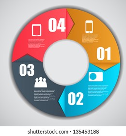 Infographic template business vector illustration