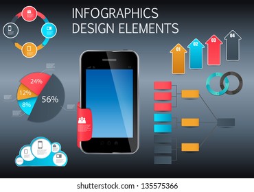 Infographic template business vector illustration