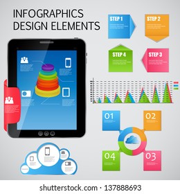 Infographic template business vector illustration