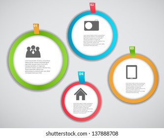 Infographic template business vector illustration