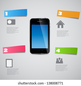 Infographic template business vector illustration