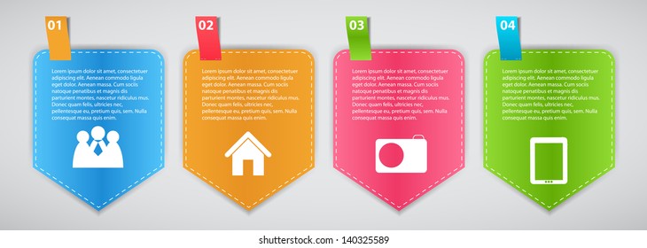 Infographic template business vector illustration