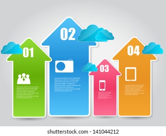Infographic template business vector illustration