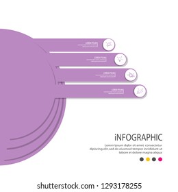 Infographic template  can be used for workflow layout, diagram, annual report, web design