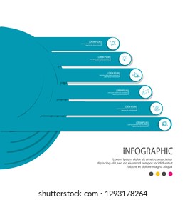 Infographic template  can be used for workflow layout, diagram, annual report, web design