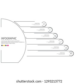 Infographic template  can be used for workflow layout, diagram, annual report, web design