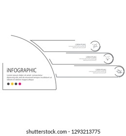 Infographic template  can be used for workflow layout, diagram, annual report, web design