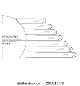 Infographic template  can be used for workflow layout, diagram, annual report, web design