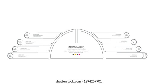 Infographic template  can be used for workflow layout, diagram, annual report, web design