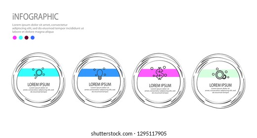 Infographic template  can be used for workflow layout, diagram, annual report, web design