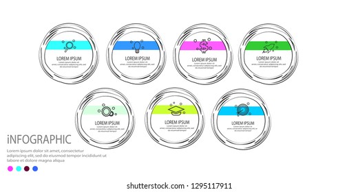 Infographic template  can be used for workflow layout, diagram, annual report, web design