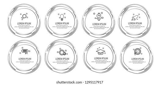 Infographic template  can be used for workflow layout, diagram, annual report, web design