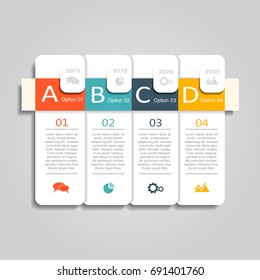 Infographic template. Can be used for workflow layout, diagram, business step options, banner, web design.