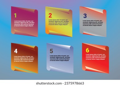 diseño vectorial de tarjeta de plantilla infográfica