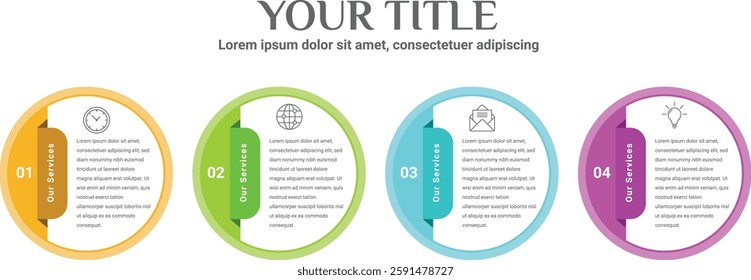 infographic template data info flowchart