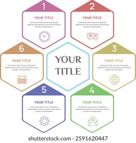 infographic template data info flowchart