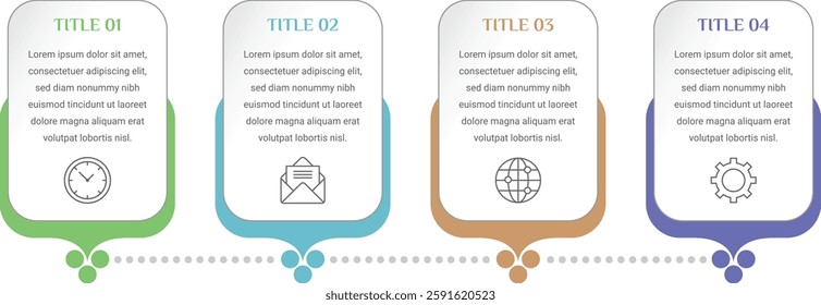 infographic template data info flowchart
