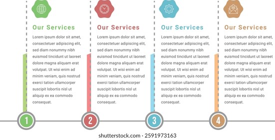 infographic template data info flowchart
