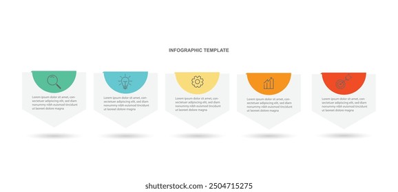 Infographic template desain vector business 