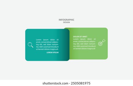 Infographic template desain vector business 