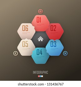 Infographic template design