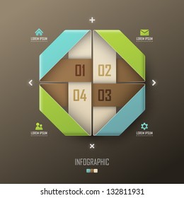 Infographic template design
