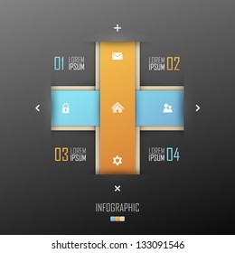 Infographic template design