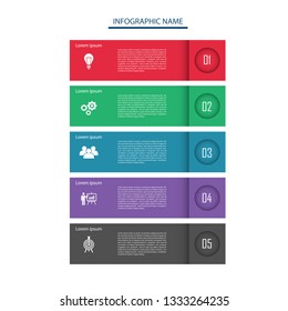 Infographic template design