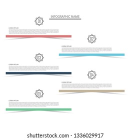 Infographic template design