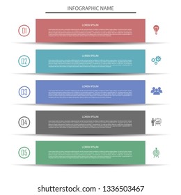 Infographic template design