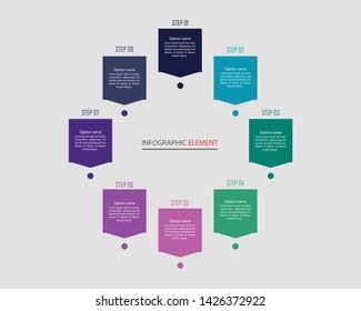 Infographic template design , infographic element 