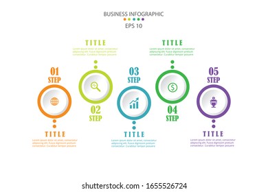 Infographic template design, infographic element