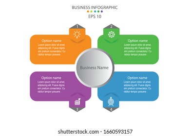 Infographic template design, infographic element