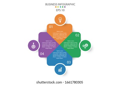 Infographic template design, infographic element