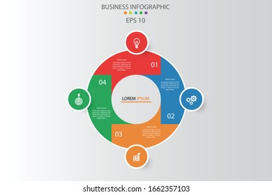 Infographic template design, infographic element