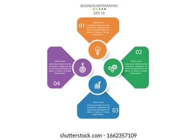 Infographic template design, infographic element