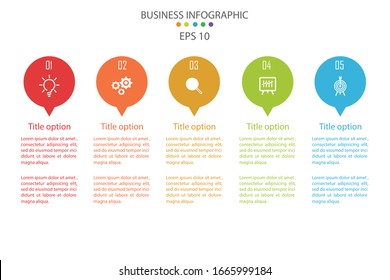 Infographic template design, infographic element
