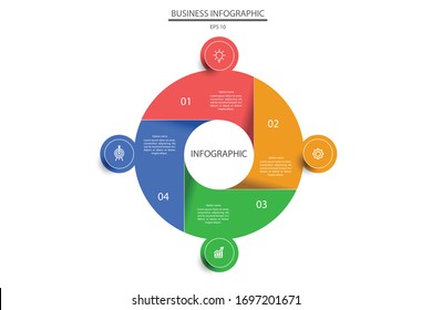 Infographic template design, infographic element.