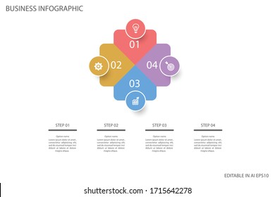 Diseño de plantilla de infografía, elemento infográfico.