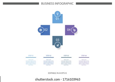 Infographic template design, infographic element.
