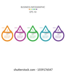 Infographic template design , infographic element , background design