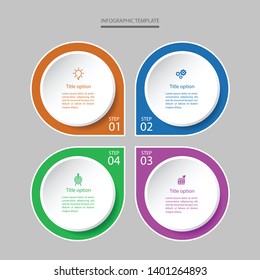 Infographic template design , eps 10 format