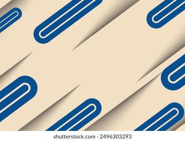 Infographic template design with rounded rectangle and ribbon, stock vector