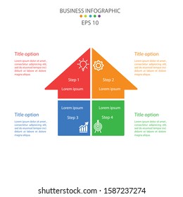 Infographic template design. simple infographic.