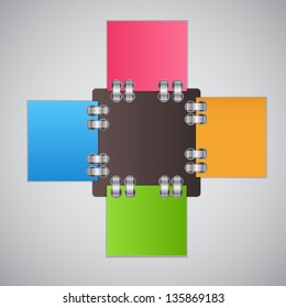 Infographic template design vector illustration