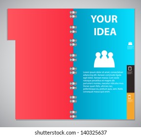 Infographic template design vector illustration