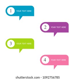 infographic template with different colors