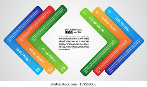 Infographic template. EPS10 vector