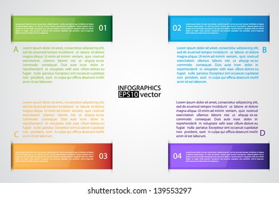 Infographic template. EPS10 vector